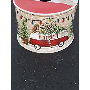 NEW Celebrate it Wired Ribbon RV, Gifts, & Trees Holiday 2.5"x20' Christmas